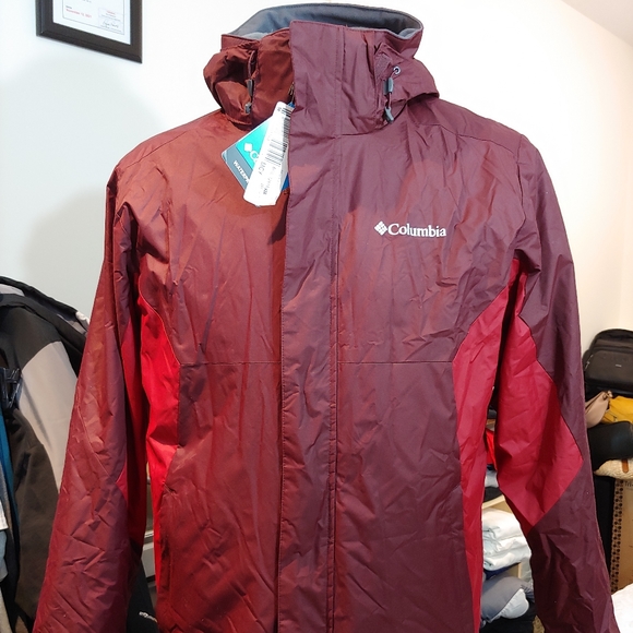 HOST'S  PICK 🙏RED COLUMBIA EAGER AIR INTERCHANGE MEN'S JACKET L - Picture 8 of 16